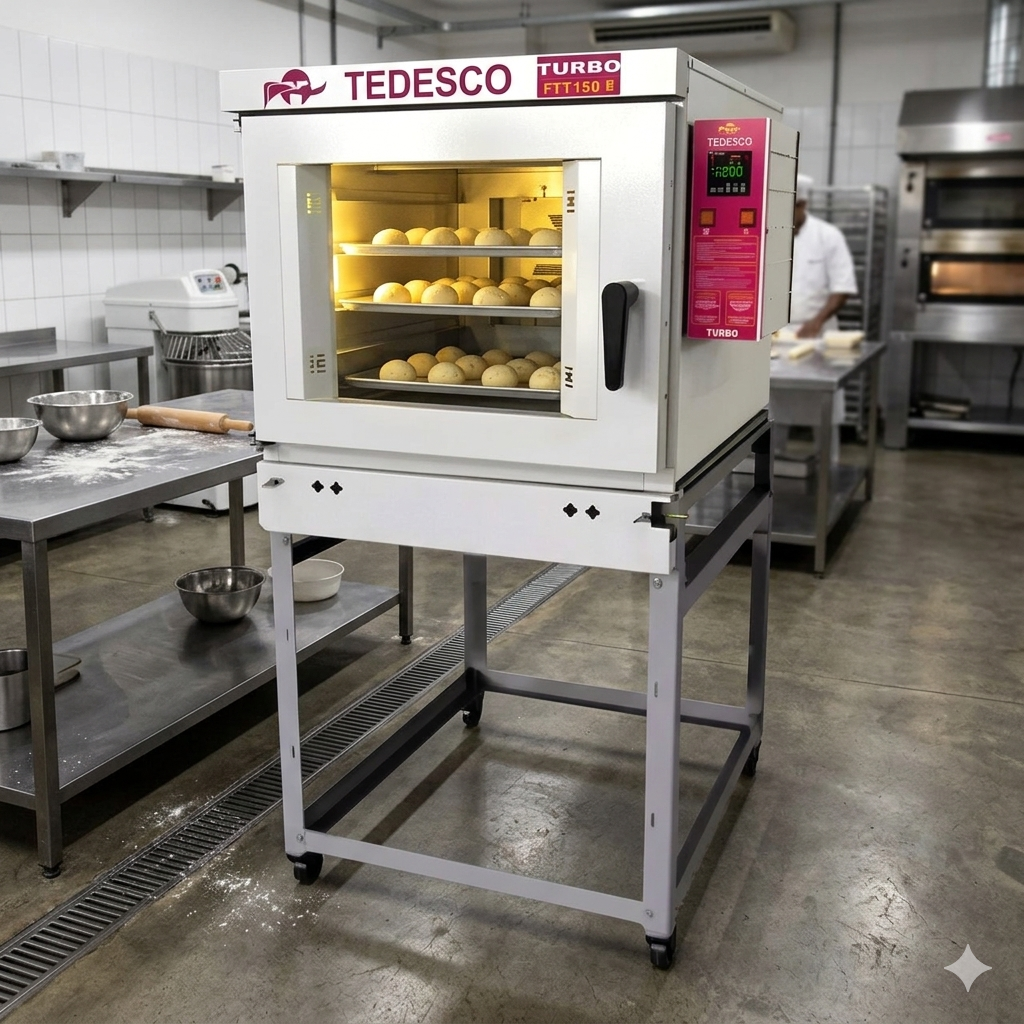 Forno Turbo El&eacute;trico FTT150E para 5 Esteiras &ndash; Tedesco | 220V Trif&aacute;sico
