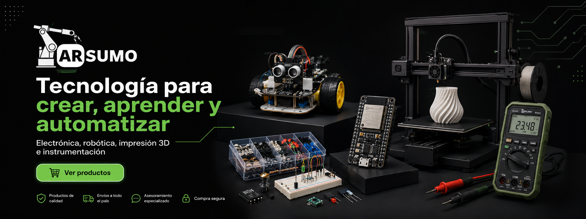 Tecnología para crear, aprender y automatizar en Arsumo
