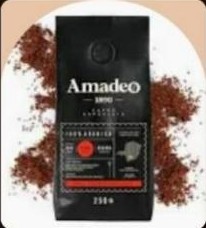 Embalagem de café Amadeo