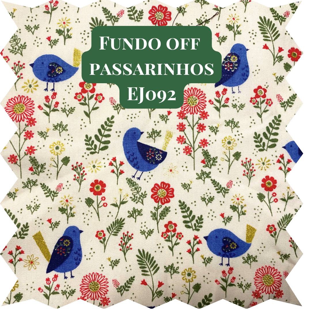 estampa passarinho