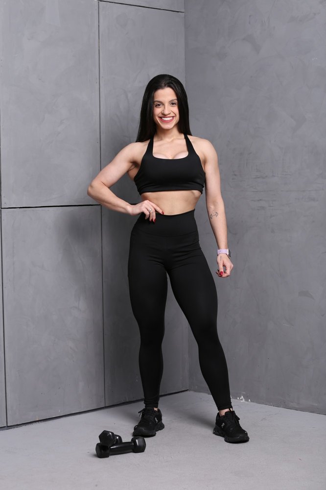 Eronna Fit & Life - legging com bolso e top nadador em poliamida