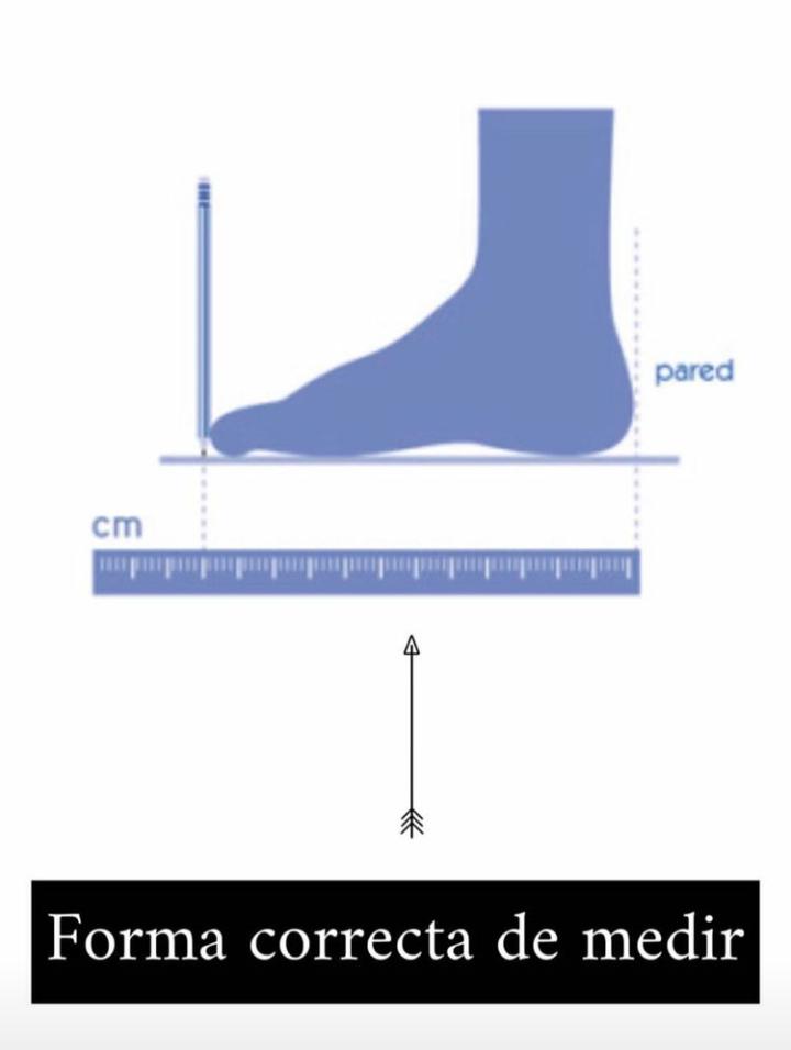 Cómo medir el pie