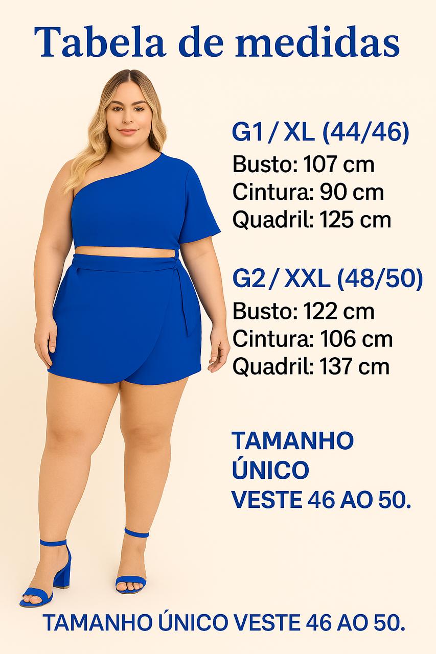 Nossas medidas tem uma margem de 3cm para mais e para menos em cada tamanho.