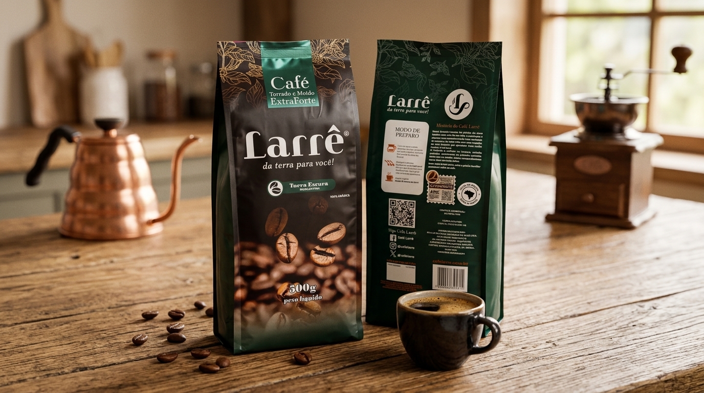 Embalagem do Café Larrê Extraforte 500 g