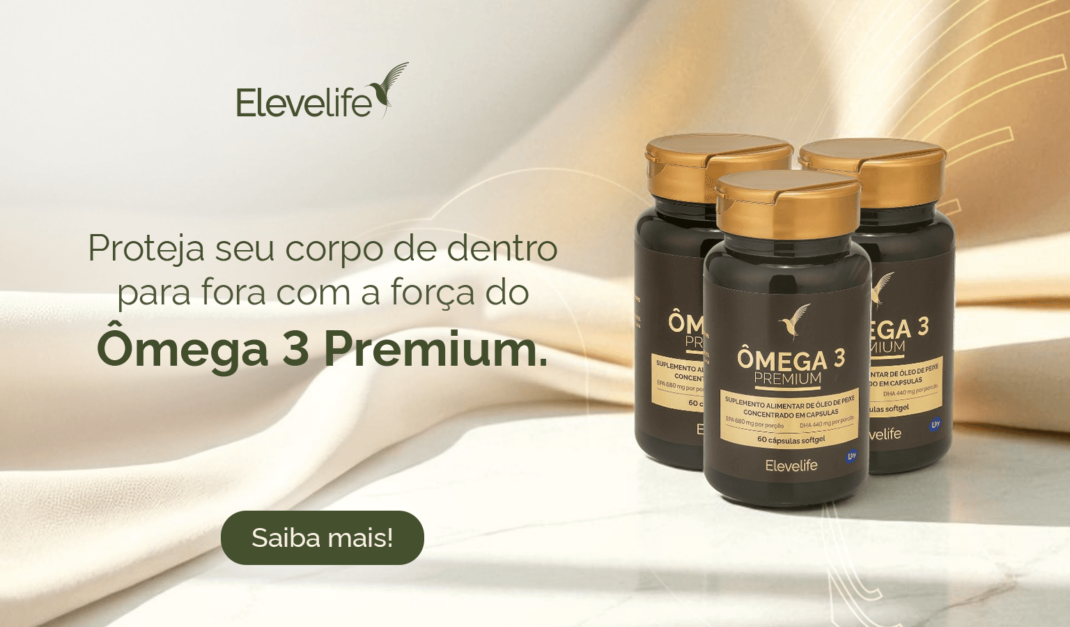 Ômega 3 Premium 1.120mg - 120 Cápsulas