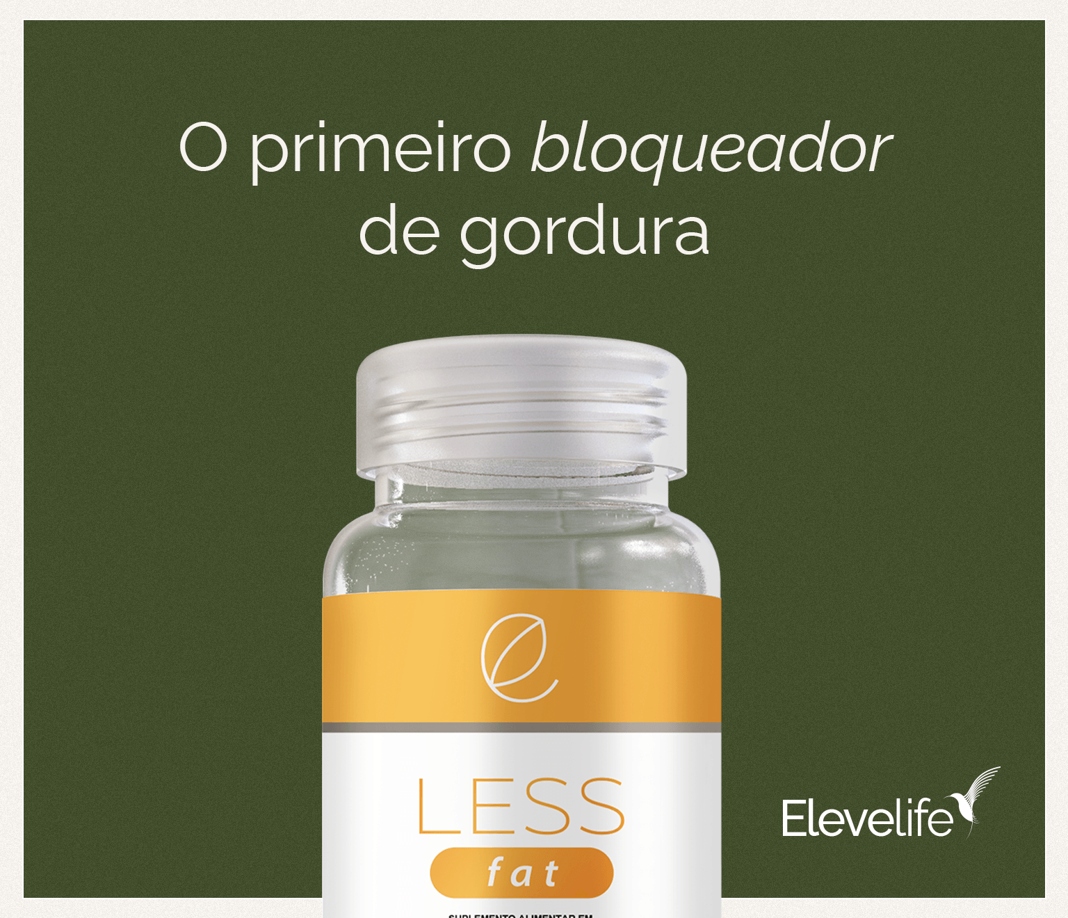 Less Less Capsulas Less Fat Suplemento para Emagrecimento com Quitosana 60 Cápsulas
