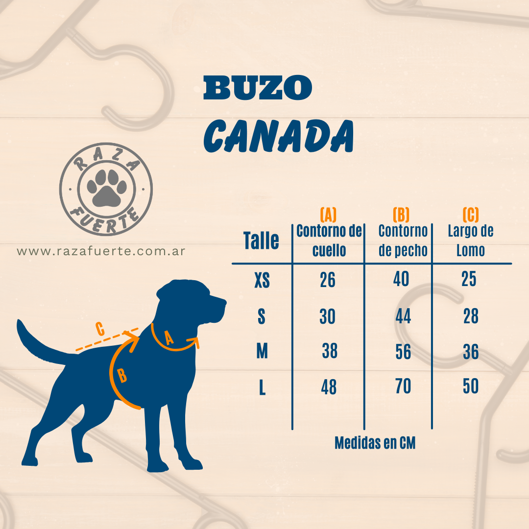 Buzo canada