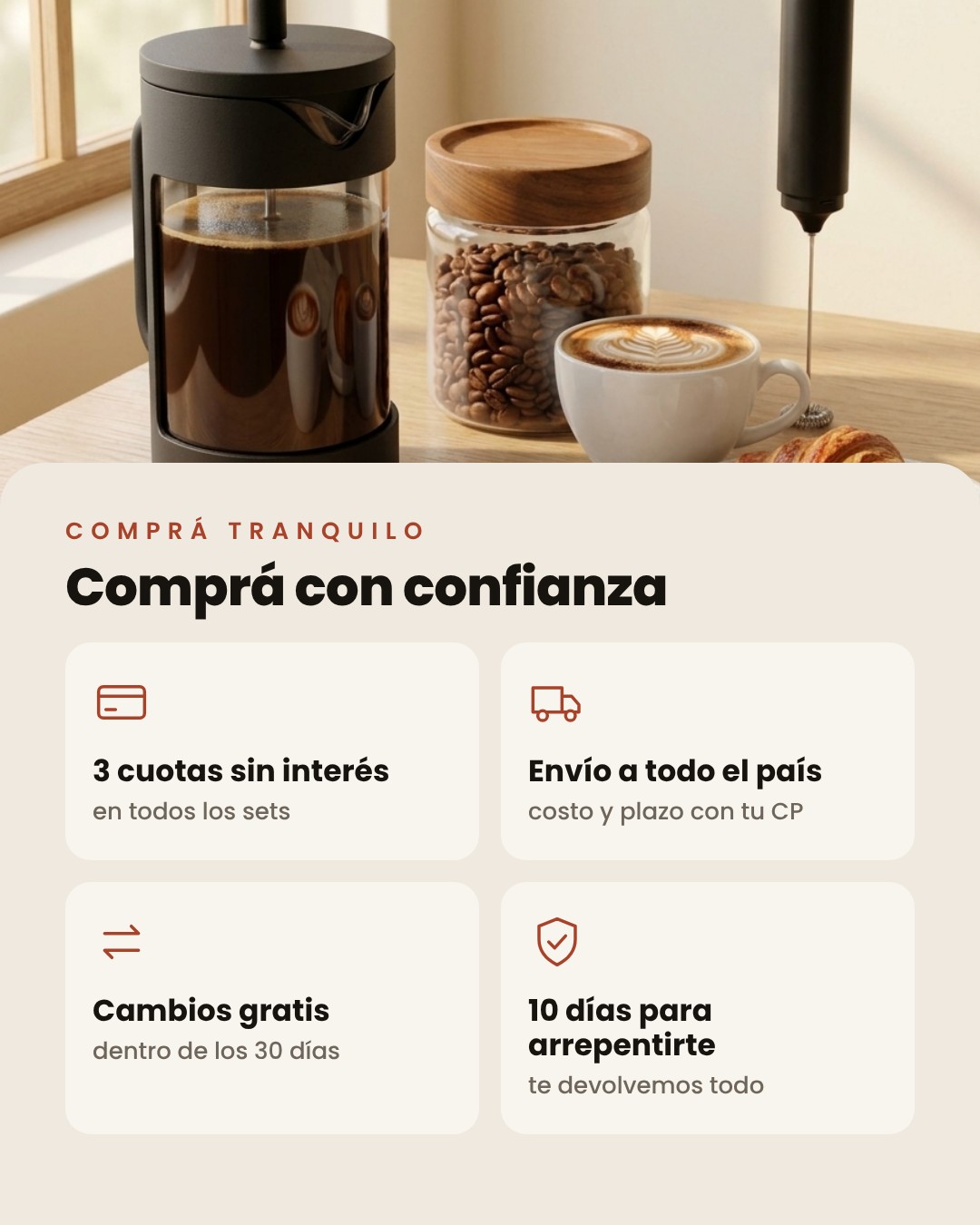 Compr&aacute; con confianza