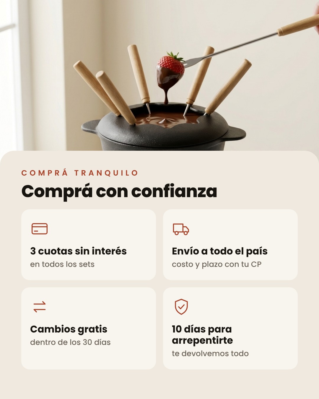 Comprá con confianza