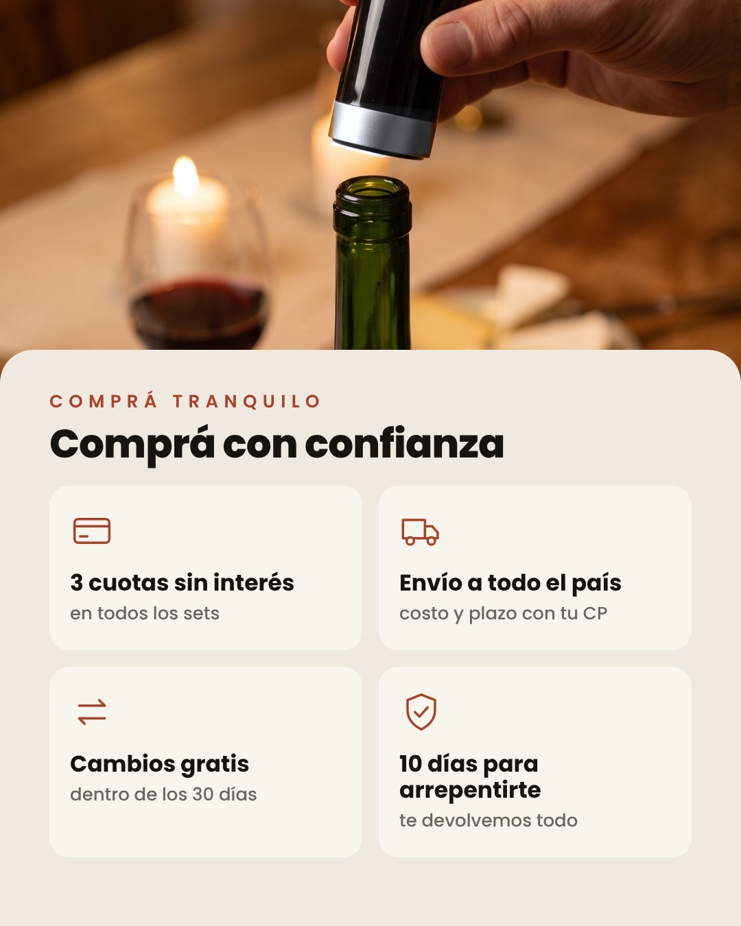 Comprá con confianza