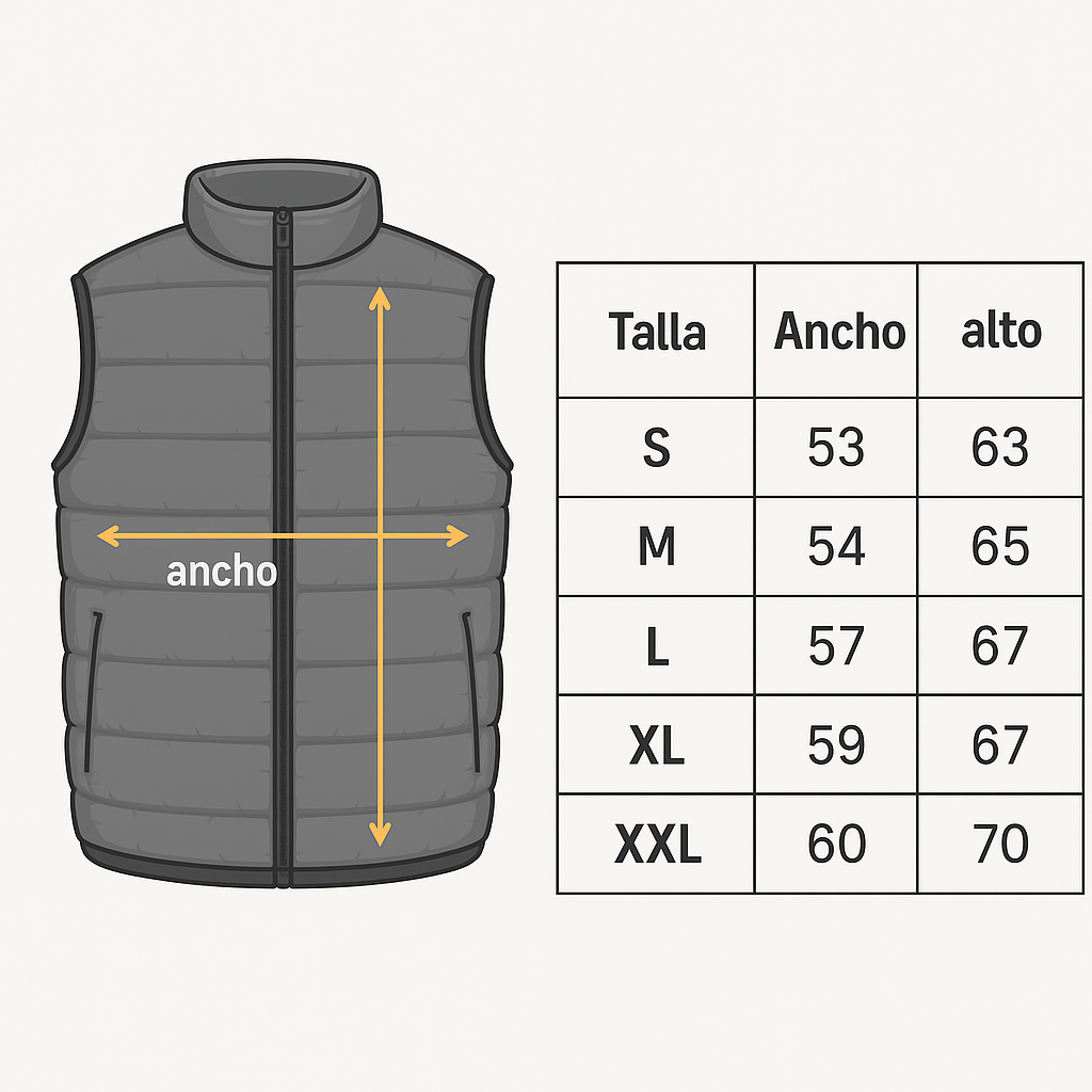 Colores del chaleco