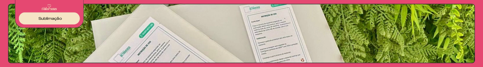 Banner da categoria Sublimação