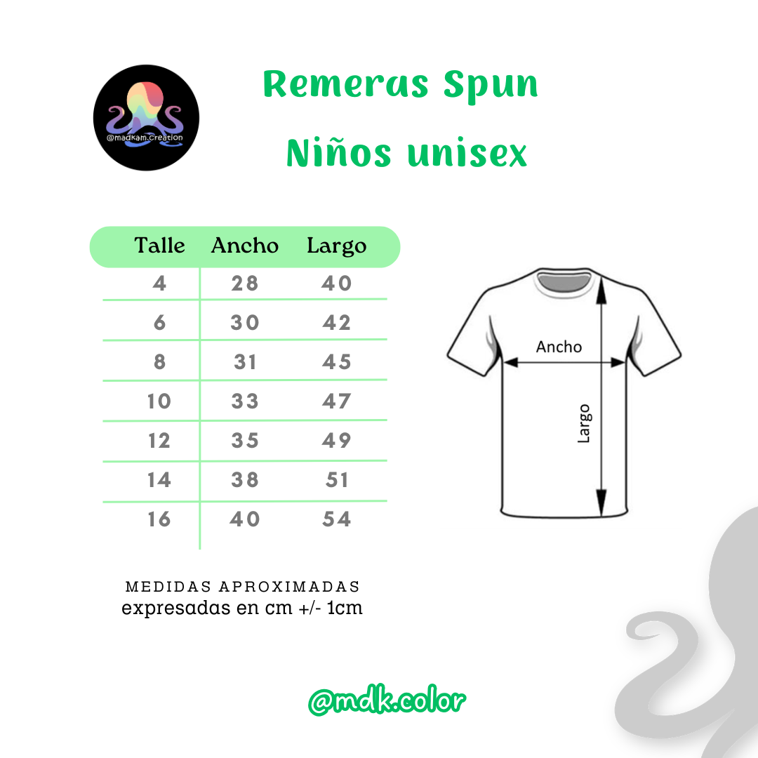 Remera Spun niños