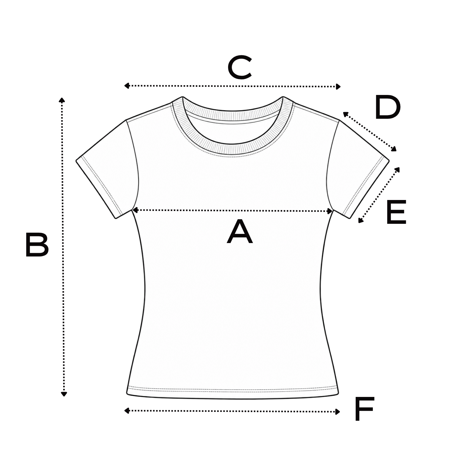 C&oacute;mo medir la remera del Conjunto Moka