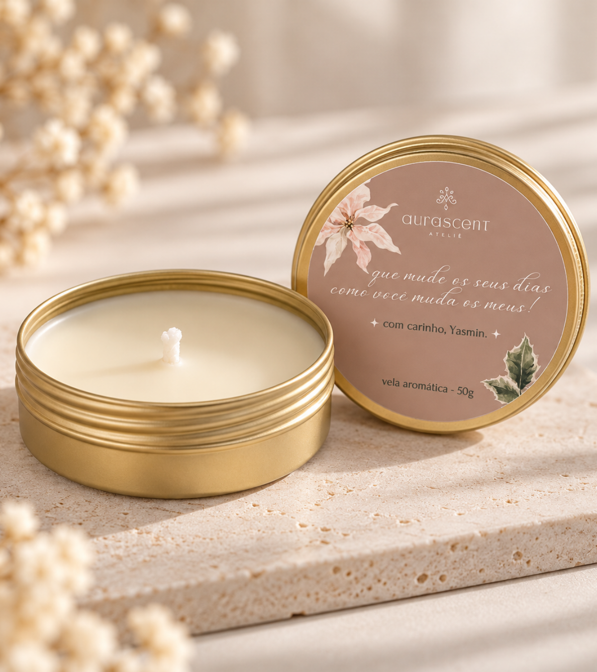 Vela Aromática na Latinha 50g