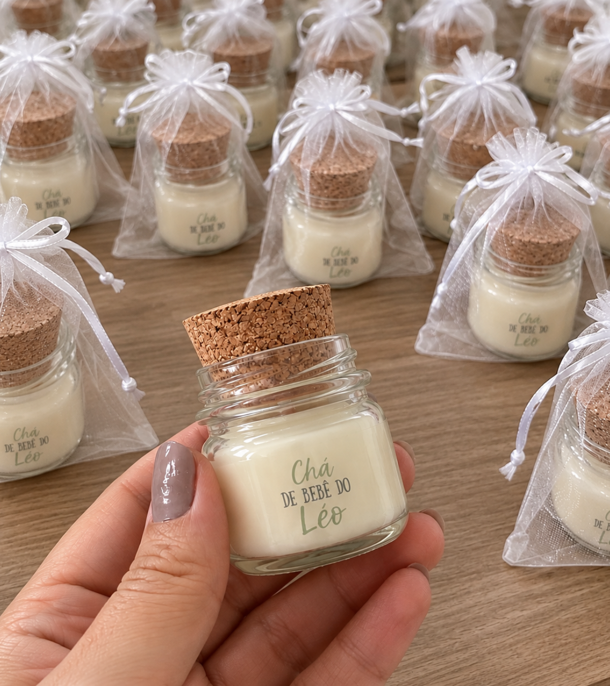 Mini Vela Aromática 30g com tampa de cortiça