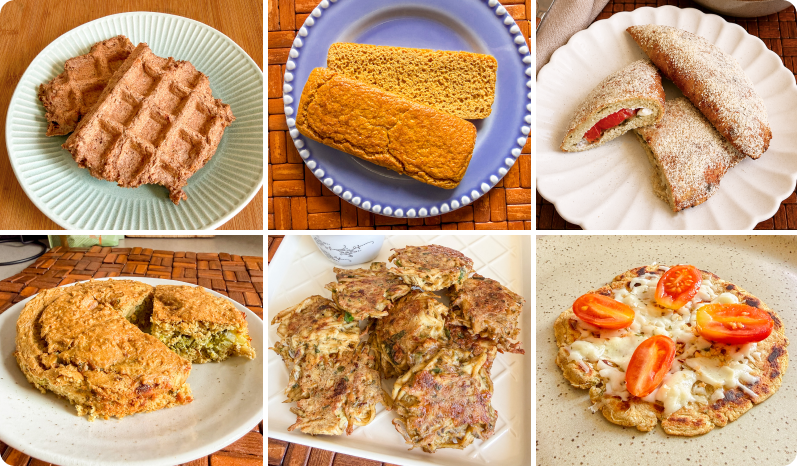 Receitas Proteicas com Proteína de Semente de Abóbora Tostada