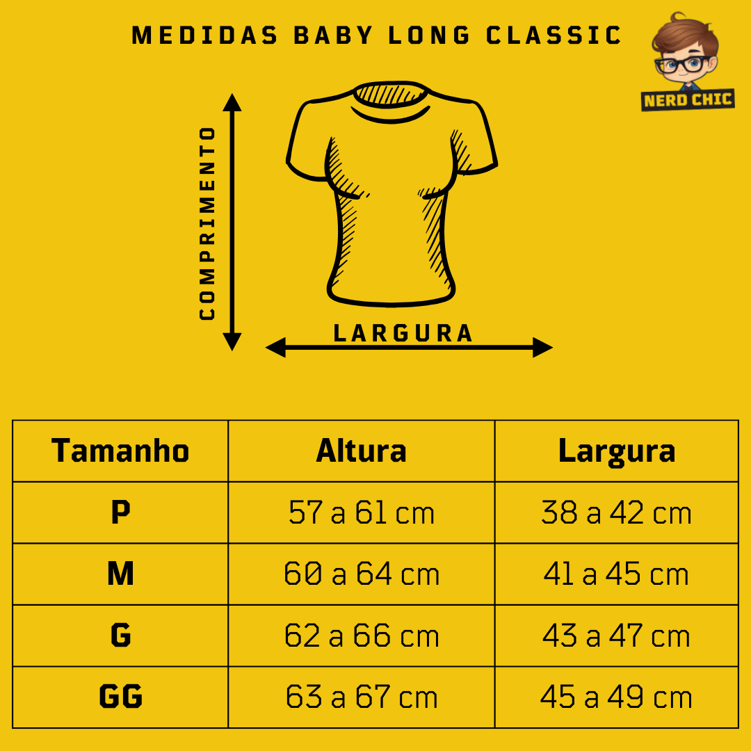 Camiseta Baby Long Classic Premium