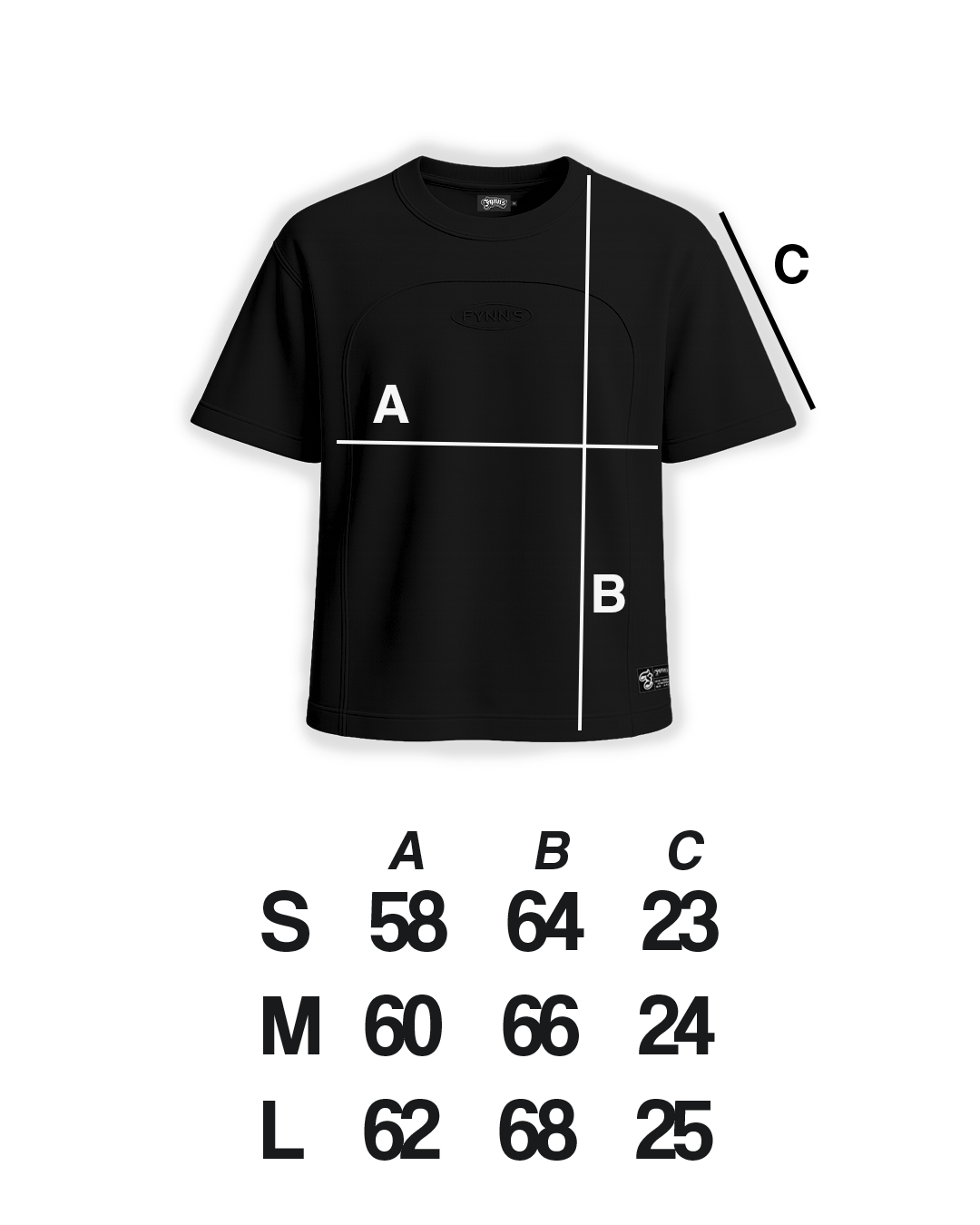 Tabla de medidas en CM