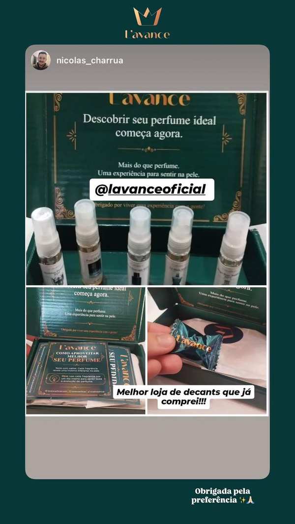 Feedback de cliente Lavance
