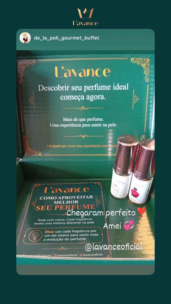 Feedback de cliente Lavance
