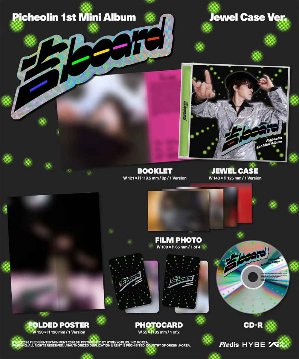 Picheolin 1st Mini Album '吉BOARD' Jewel Case Ver.