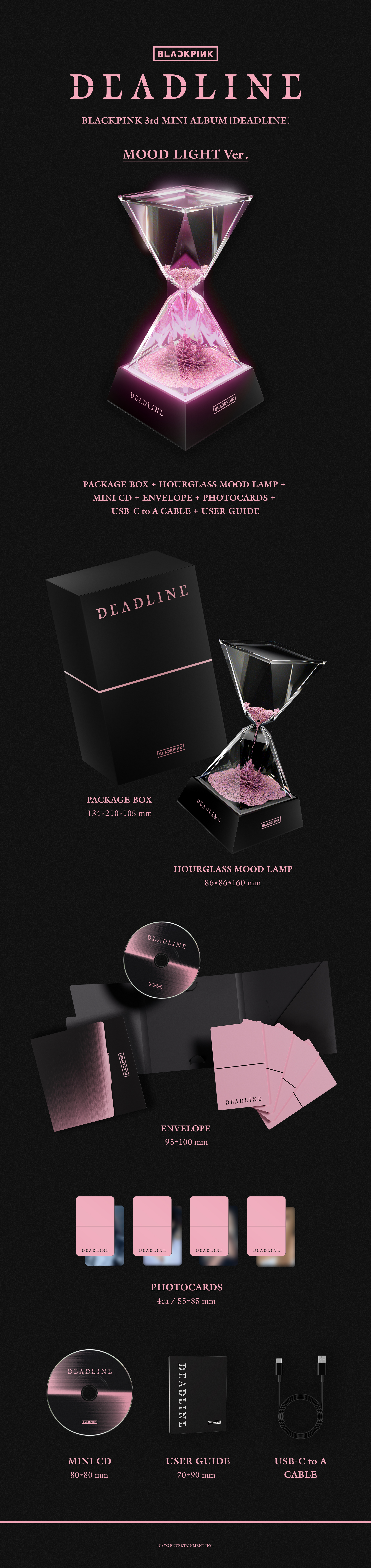 BLACKPINK DEADLINE MOOD LIGHT