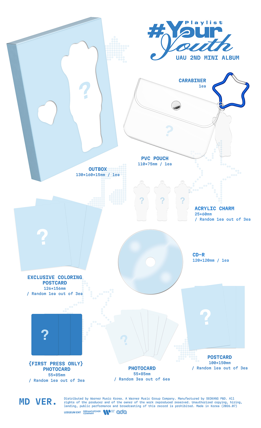 2nd Mini Album [Playlist #Your Youth] (MD Ver.) (Limited Edition)