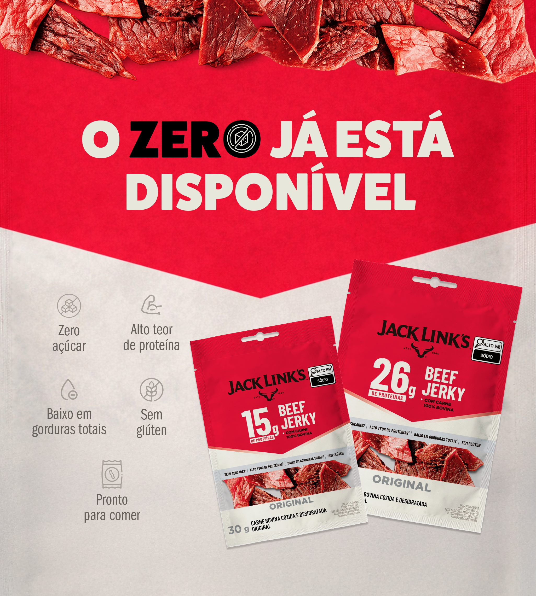 Jack Link's Beef Jerky Zero Sugar