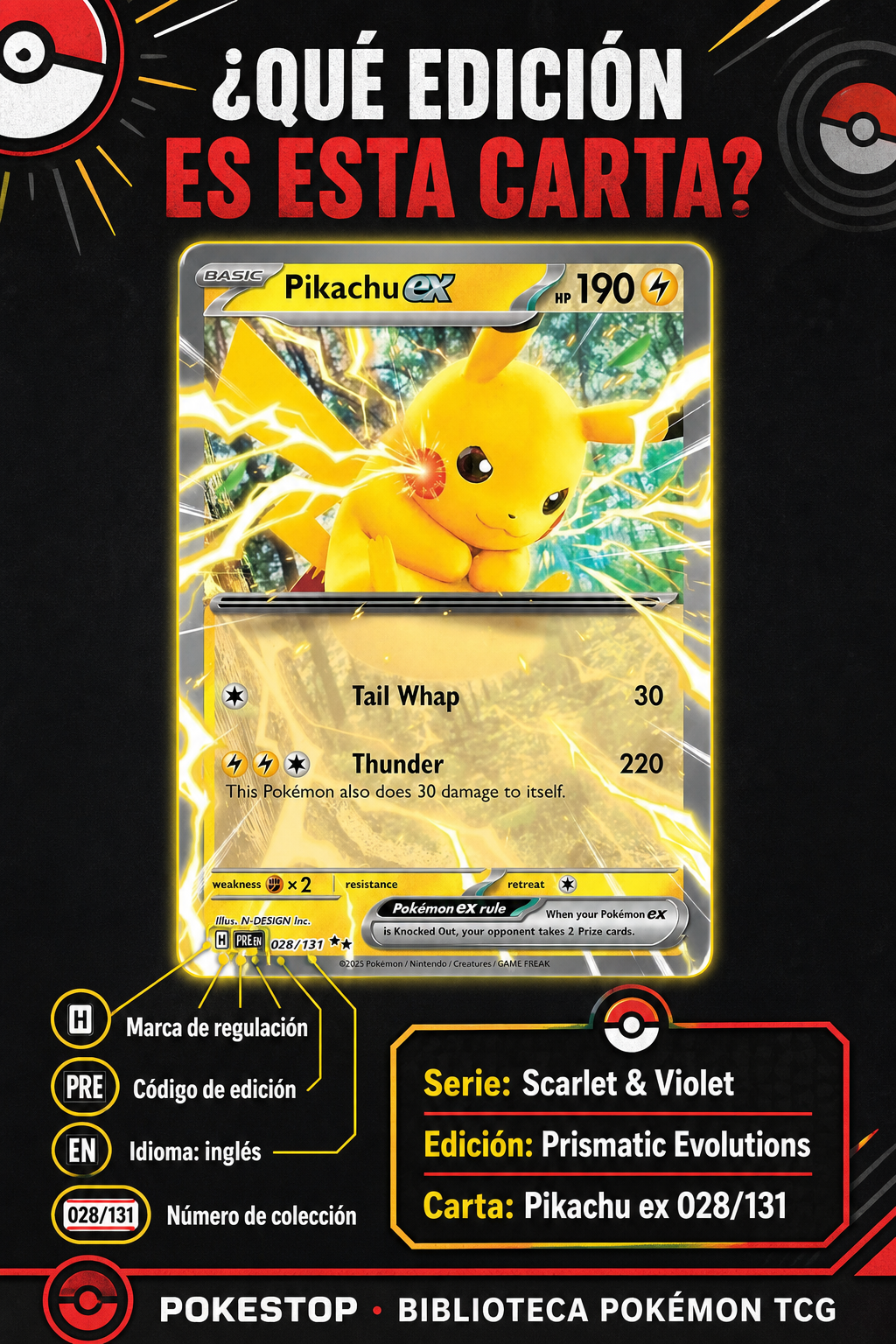 Cómo identificar la edición de una carta Pokémon TCG mediante su código