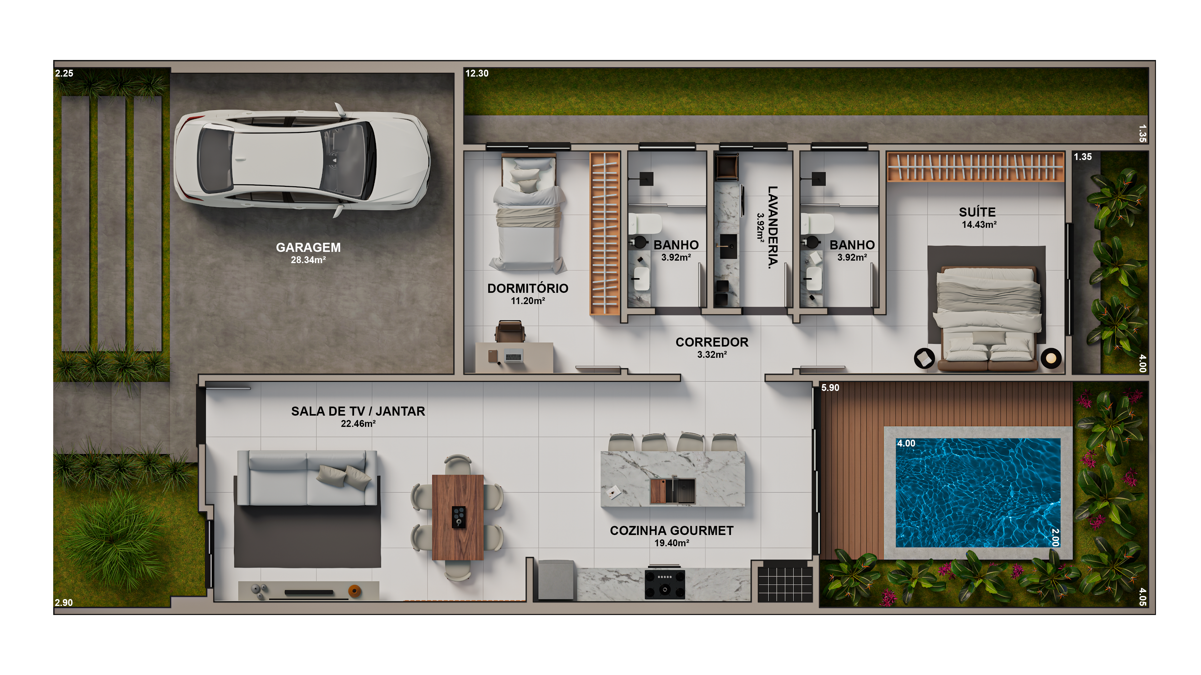 Planta humanizada CT001