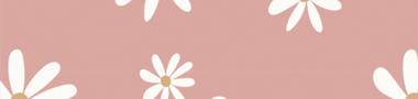 margaridas em rosa chá