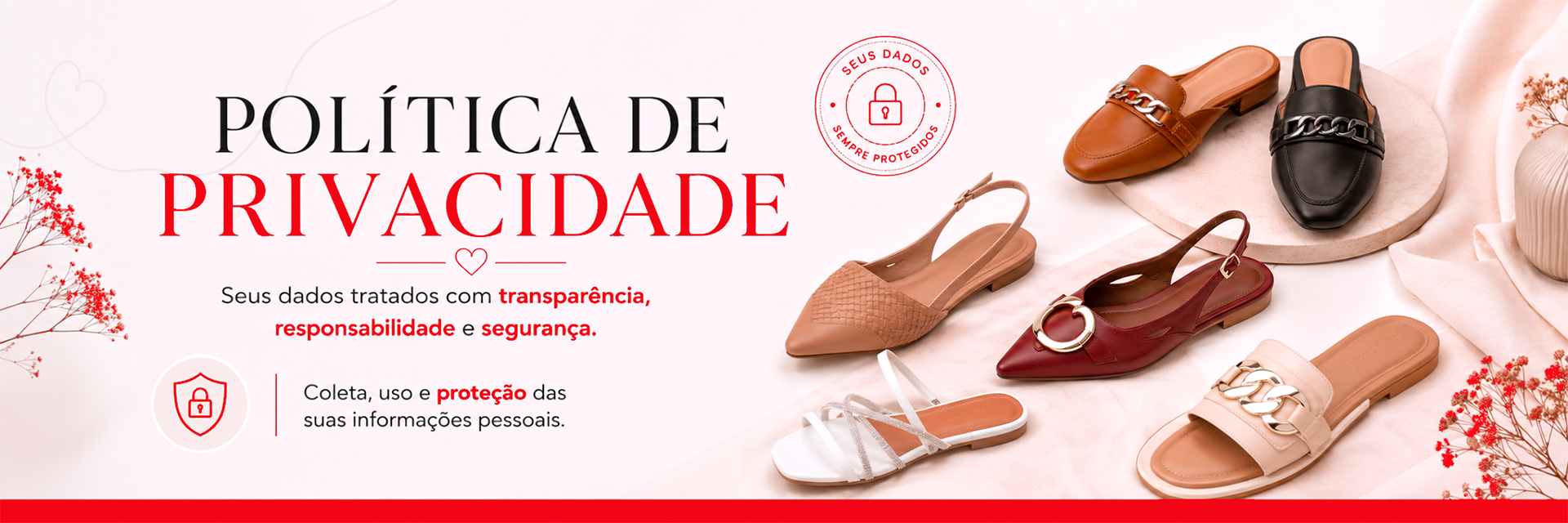 Política de privacidade Amo Sapatilhas