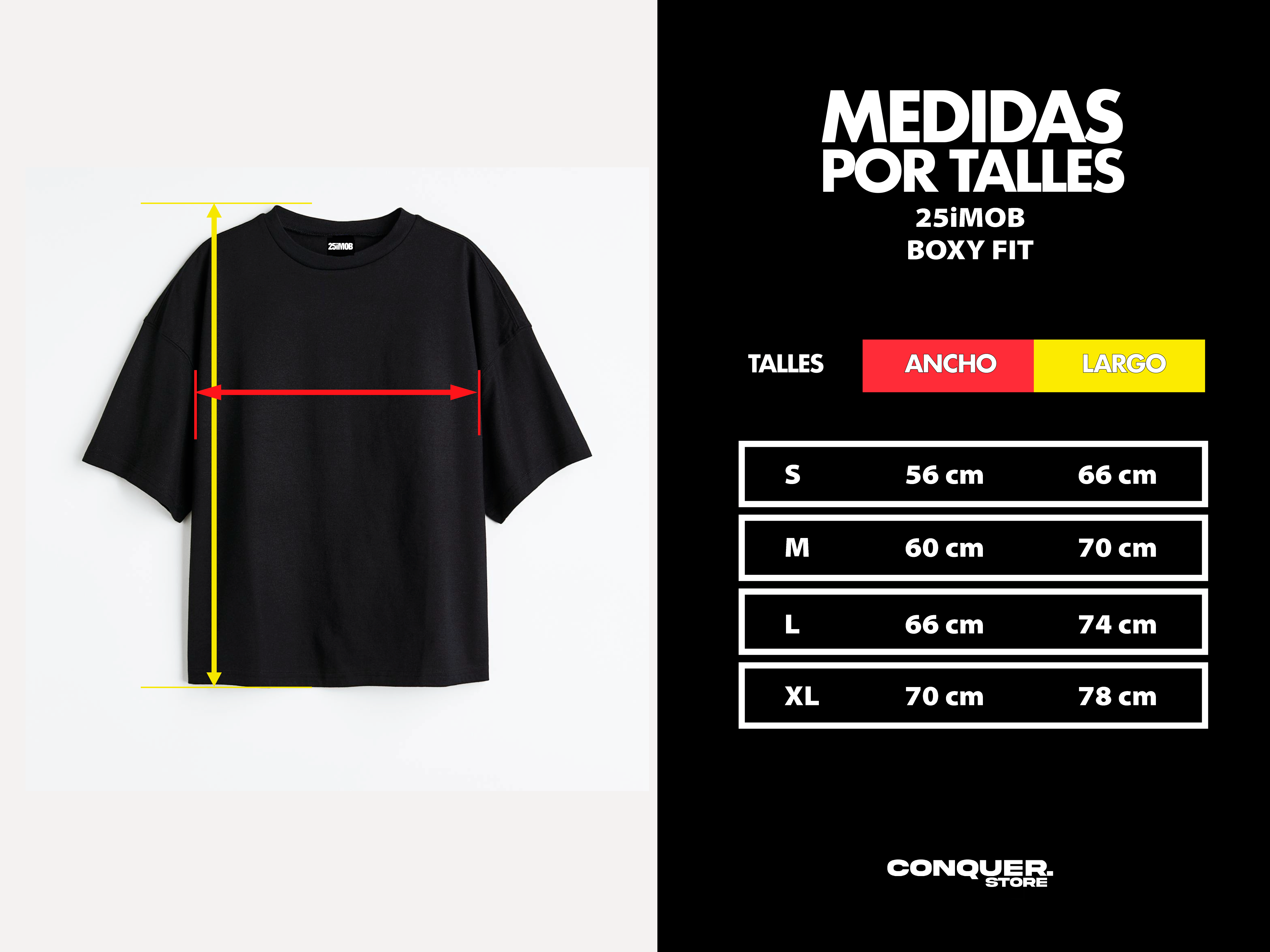Medidas boxy fit 25imob