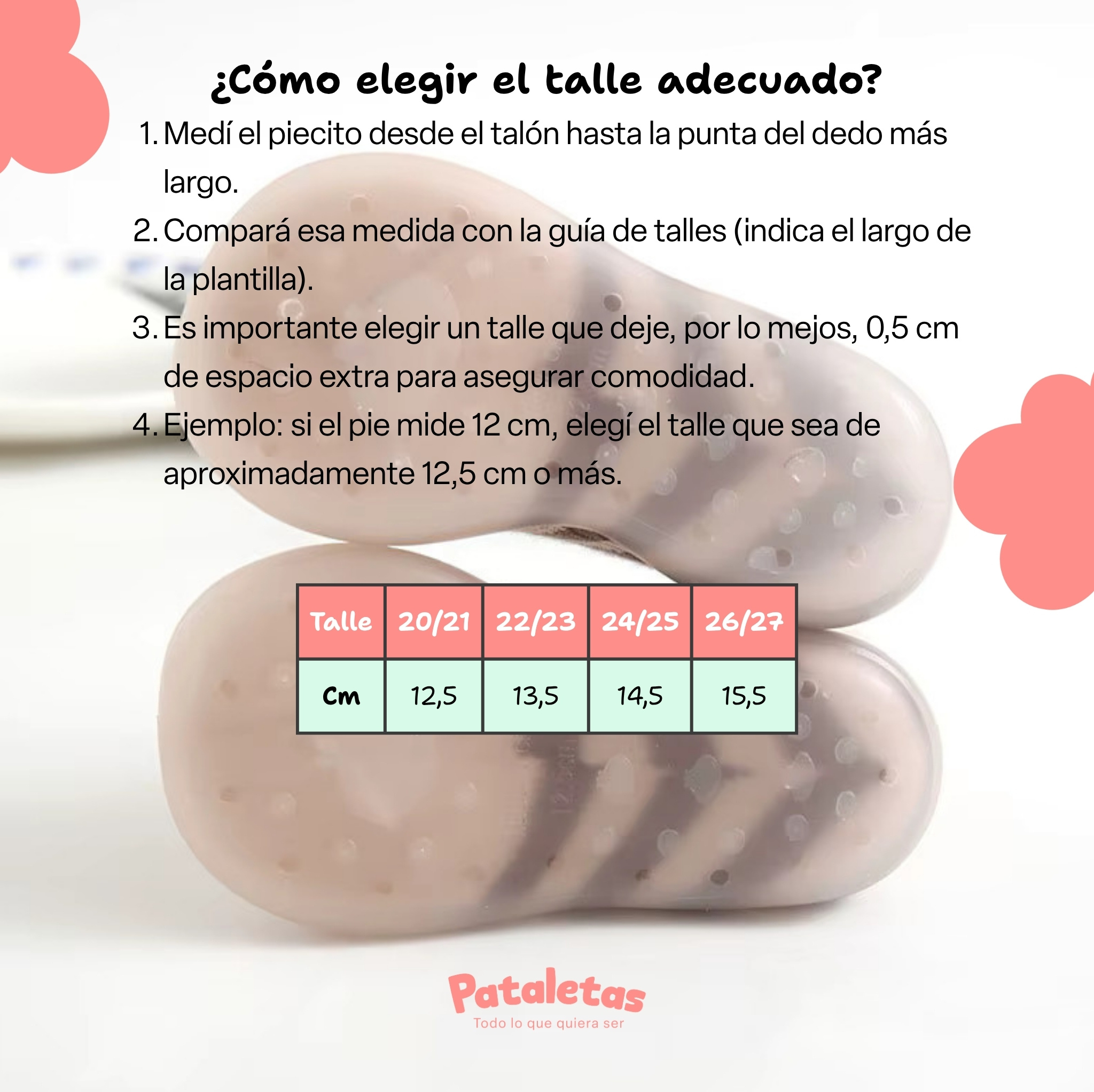 Zapatilla media con suela