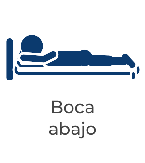 Boca abajo