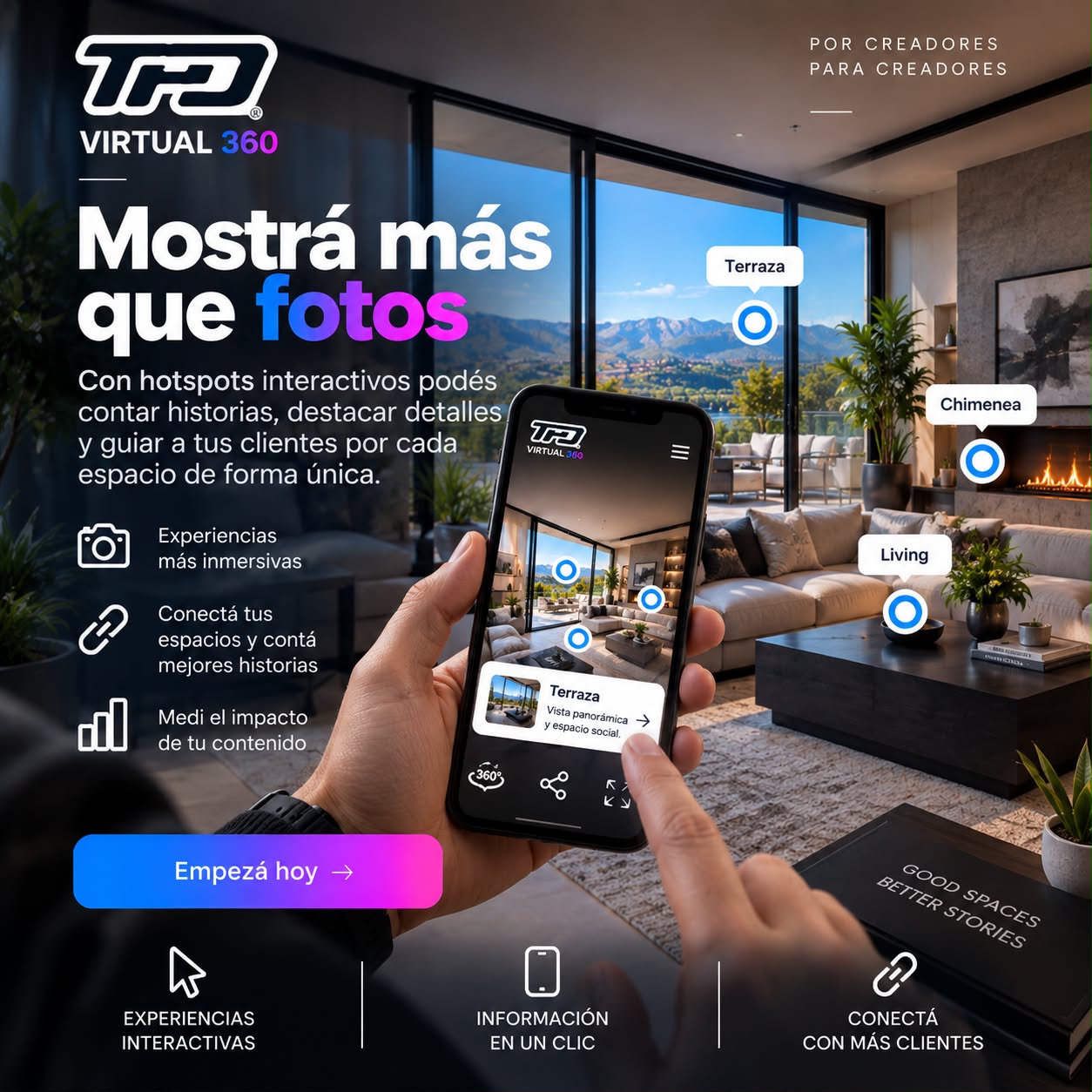 Mostrá más que fotos
