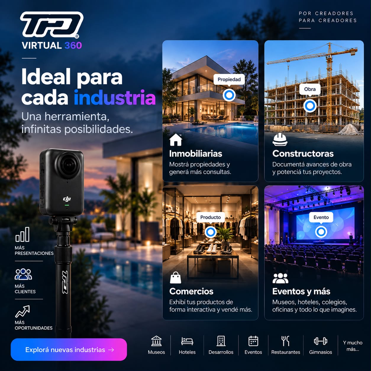 VIRTUAL 360 - Ideal para cada industria