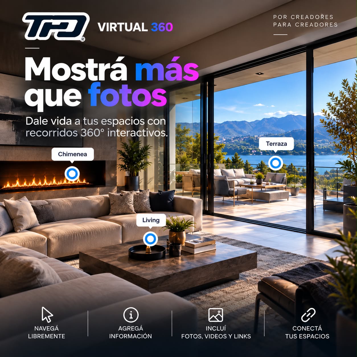 VIRTUAL 360 para inmobiliarias
