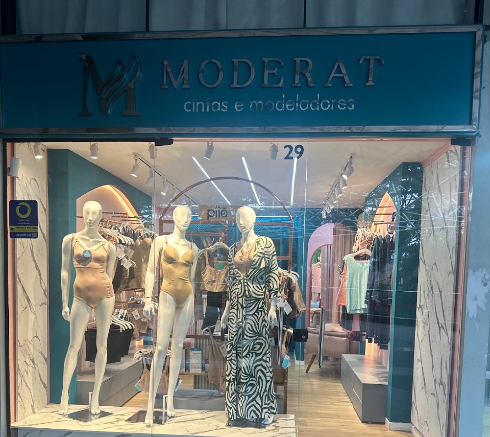 Loja Moderat Cintas e Modeladores em Brasília, Centro Clínico Via Brasil, Asa Sul