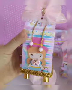 Kit básico de papelaria luxo Circo Rosa - loja online