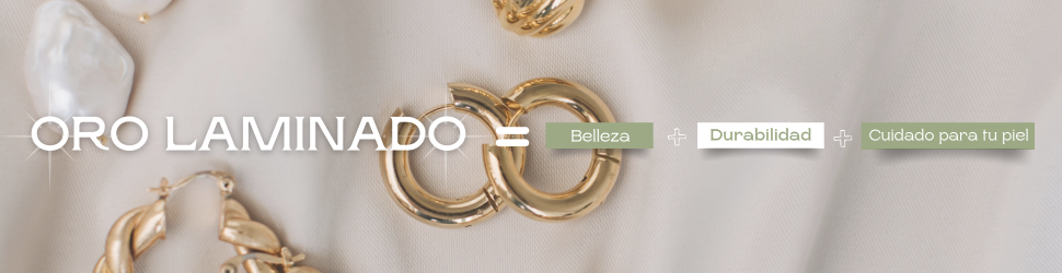 Oro laminado igual a bellza,durabilidad y proteccion para la piel