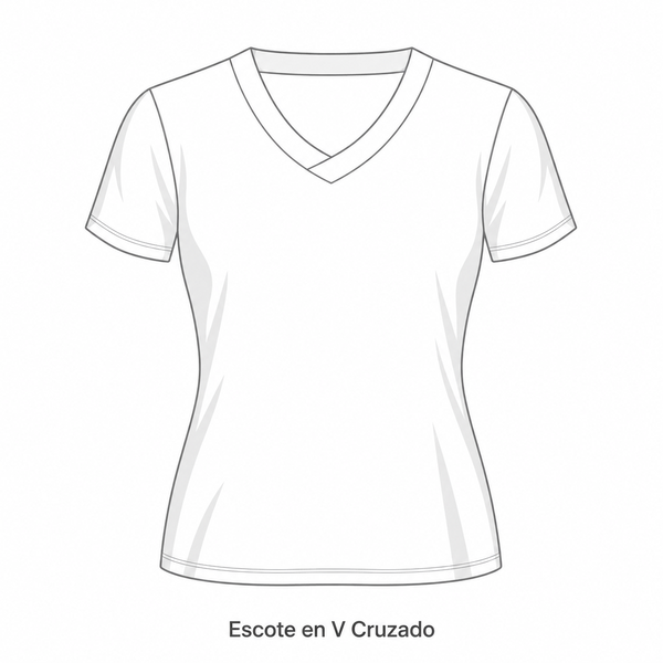 Escote en V Cruzado