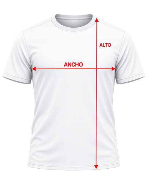 Cómo medir camiseta masculino-unisex