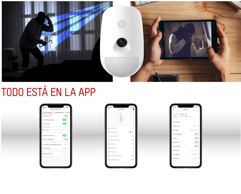 Interfaz de aplicación Hik-Connect para gestión de seguridad