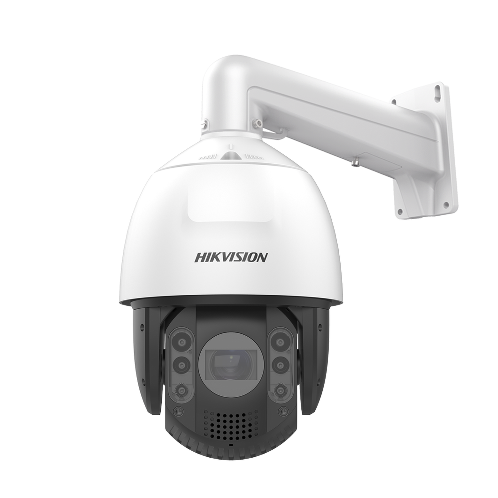 Cámara PTZ Hikvision con auto tracking para protección perimetral