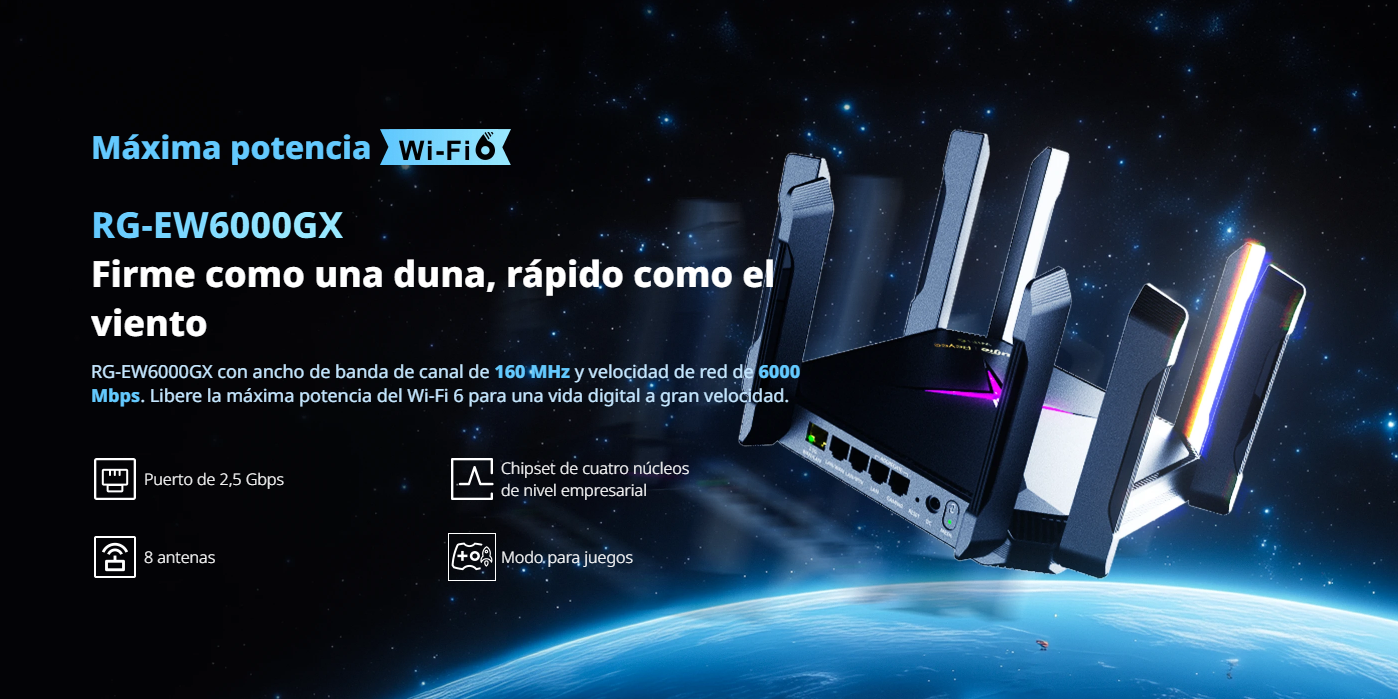 Caracter&iacute;sticas avanzadas del router Ruijie