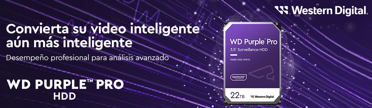Disco Duro WD Purple 3TB para videovigilancia