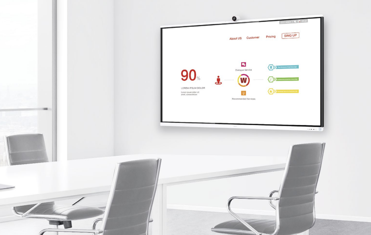 HUAWEI IdeaHub S2 - Pantalla interactiva de 65 pulgadas