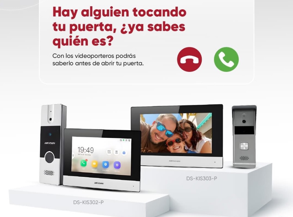 Familia segura con videoportero Hikvision - Protección para niños y adultos mayores